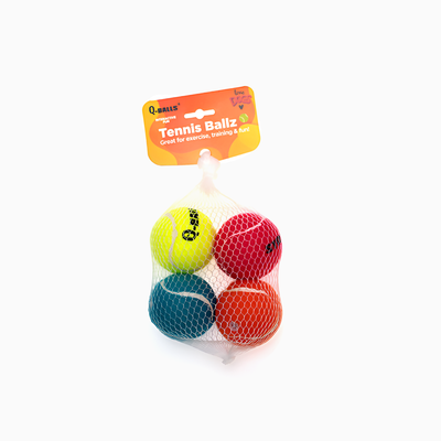 Іграшка для собак QMonster Q-Balls тенісні мячики 4шт